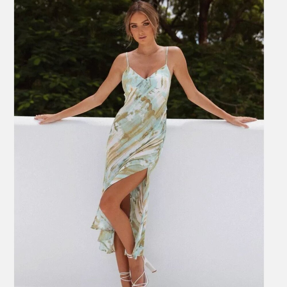 Petal & Pup Dillon Dress in Mint Marble  NWOT - Picture 2 of 5